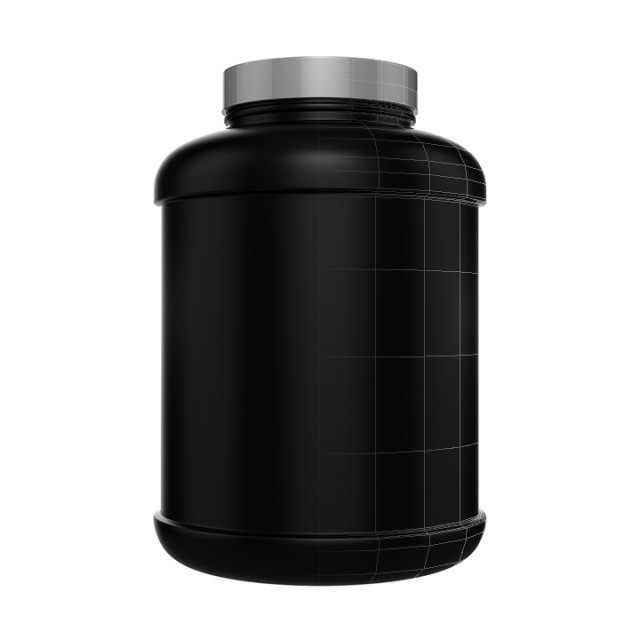 protein jar Modèle 3D .c4d .max .obj .3ds .fbx .stl .blend 