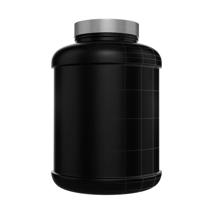 protein jar 3D Model .c4d .max .obj .3ds .fbx .stl .blend