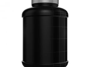 pote de prote&iacute;na Modelo 3D