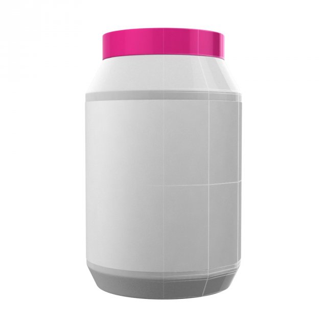 pink protein bottle Modèle 3D .c4d .max .obj .3ds .fbx .stl .blend 