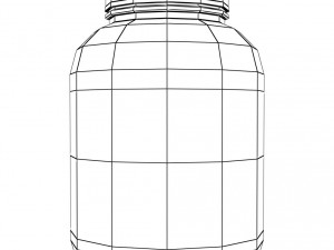 protein bottle collection 3D 模型