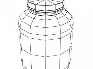 protein bottle collection 3D 模型