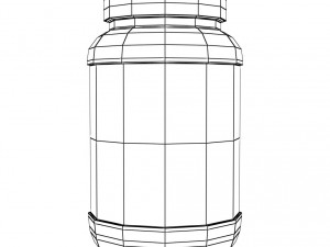 protein bottle collection 3D 模型