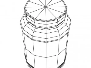 protein bottle collection 3D Model