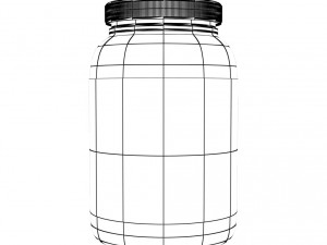 protein bottle collection 3D 模型