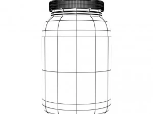 protein bottle collection 3D Model