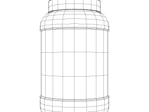 protein bottle collection 3D 模型