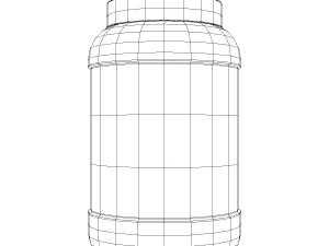 protein bottle collection 3D Model