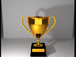 troféu Modelo 3D