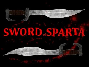 スパルタ剣ファルカタ ギリシャ語 3Dモデル