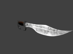 spartan sword falcata greek Modello 3D