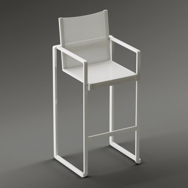 bar stool alr 43 3D 模型 .c4d .max .obj .3ds .fbx .stl .blend