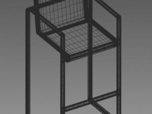 bar stool alr 43 3D 模型