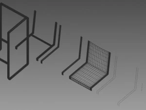 bar stool alr 43 3D Model