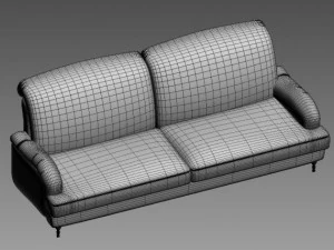 academy sofa 3D Model