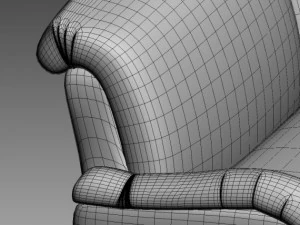 academy sofa 3D Model