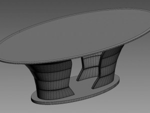 babylon table 3D Model