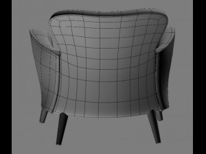 festival club chair 3D Model
