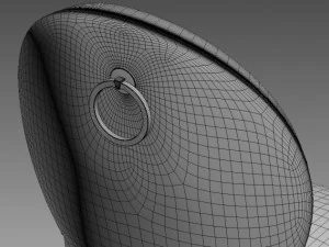 creazioni fiammetta ring back chair 3D Model