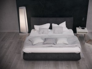 photorealistic jalis bed Modello 3D