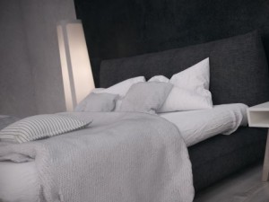 photorealistic jalis bed Modello 3D