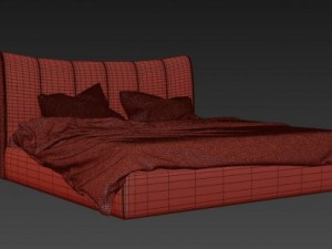 photorealistic bed Modèle 3D