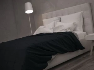 photorealistic bed 3D Model