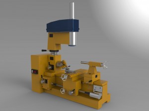 turning machine 3D Model
