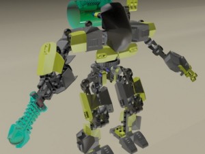 childrens lego heroes 3D Model