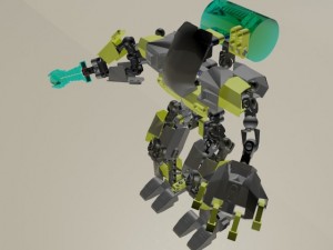 childrens lego heroes 3D Model