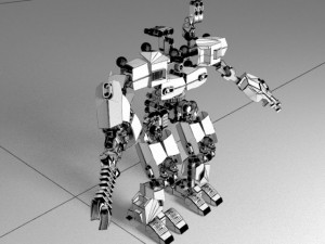 childrens lego heroes 3D Model