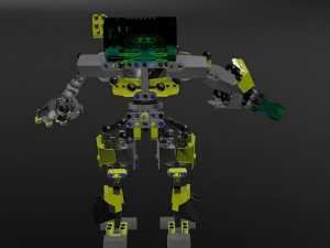 childrens lego heroes 3D Model