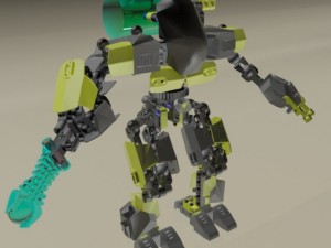 childrens lego heroes 3D Model