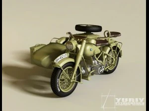 moto Modelo 3D