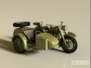 motorbike 3D मॉडल