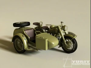 motorbike 3D Model
