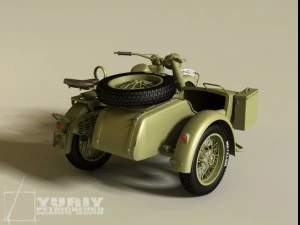 motorbike 3D Model