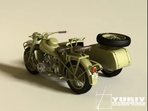 motorbike 3D Model