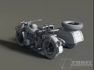 motorbike 3D मॉडल