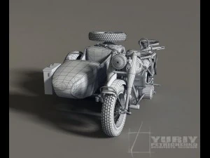 motorbike 3D Model