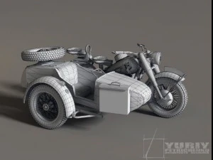 motorbike 3D Model