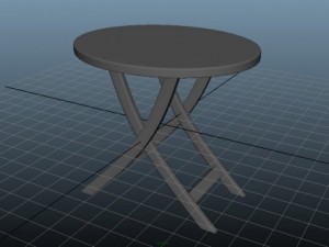 sun table 3D 模型