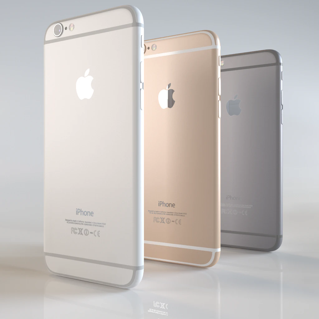 iPhone'a 6 Model 3D .c4d .max .obj .3ds .fbx .stl .blend 