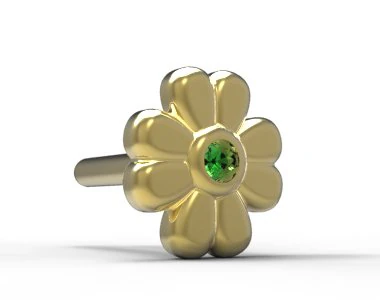 boucles d'oreilles en or Modèle 3D .c4d .max .obj .3ds .fbx .stl .blend 