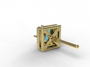 earrings pyramid 3D Model