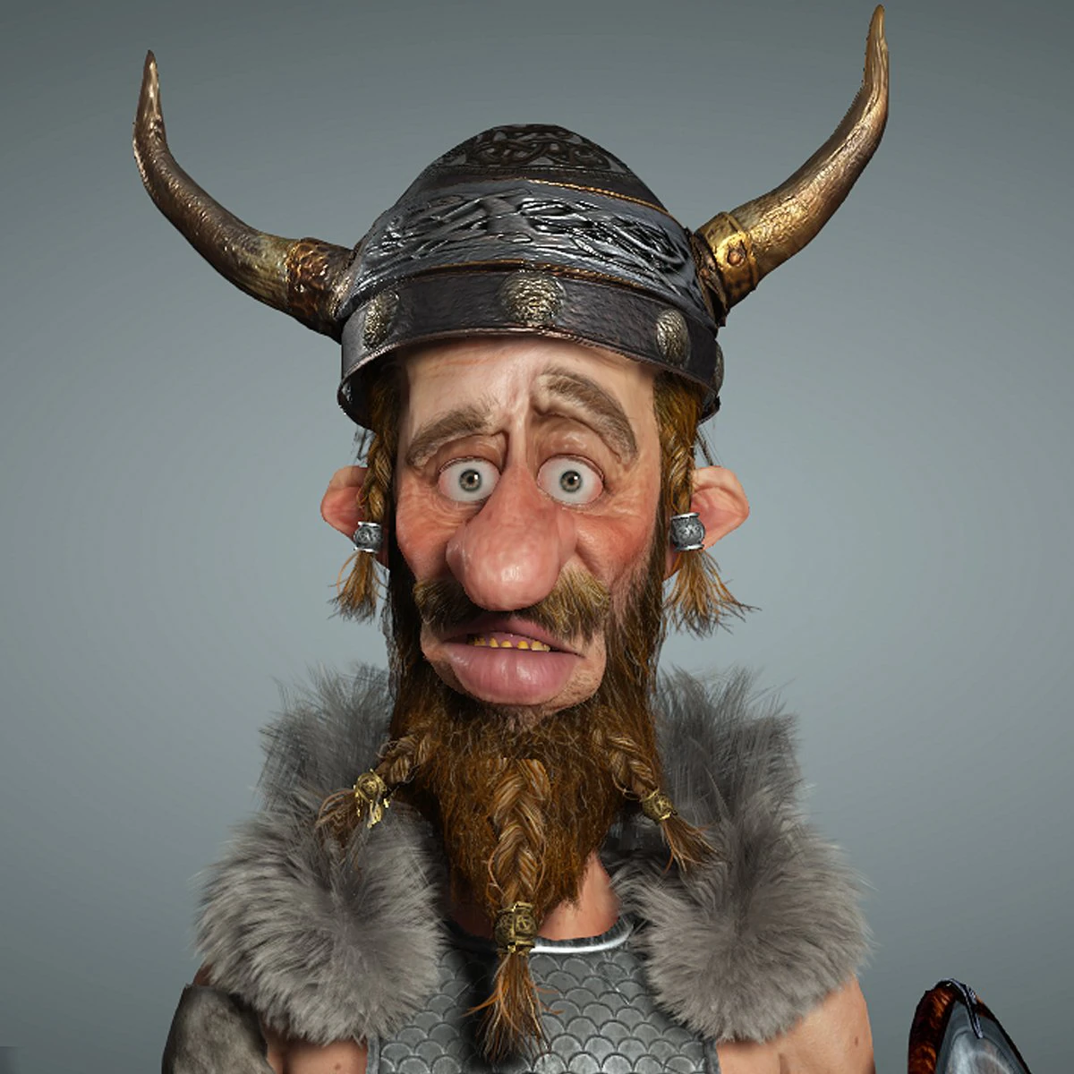 वाइकिंग 3D मॉडल .c4d .max .obj .3ds .fbx .stl .blend 