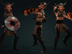 वाइकिंग 3D मॉडल