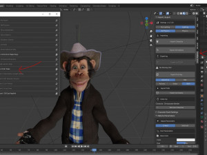 Chimpanzee High quality character full Rigged and Animated Model 3D