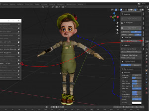 WOODEN BOY Model 3D
