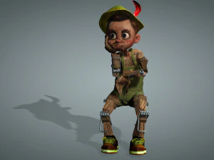 WOODEN BOY 3D Model
